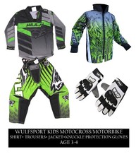 Kinder Grün Motorrad