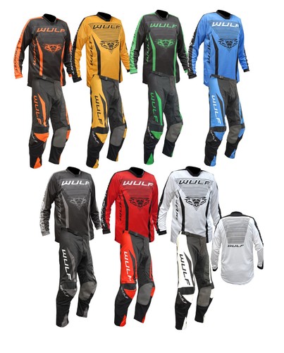 Erwachsene motocross kit set - erwachsene,