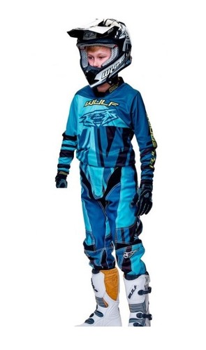 Kinder blau motocross - motocross, set