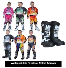 Kinder Motocross Set & Stiefel