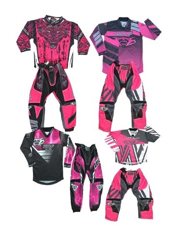 Motocross motorrad pink kinder - motocross,
